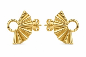 Cercei aur galben 14 K colectie ITALIA model EVANTAI