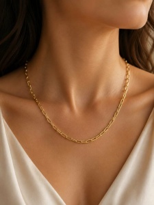 Colier aur galben 14 K colectie ITALIA model ZA IN ZA