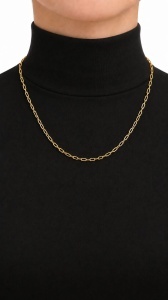 Lant aur galben 14 K colectie ITALIA model 50 cm