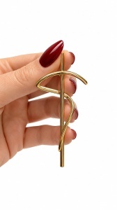 Pandantiv aur galben 14 K colectie ITALIA model CRUCE