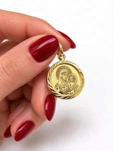 Pandantiv aur galben 14 K model MAICA DOMNULUI