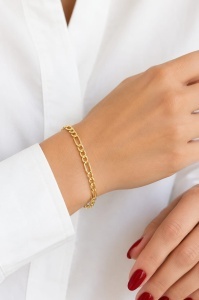 Bijuterii aur galben 14 K bratara colectie noua ITALIA