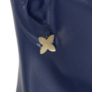 Bijuterii aur galben 14 K cercei colectie noua model GEOMETRIC - Img 3