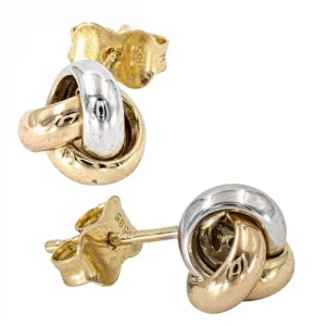 Bijuterii aur galben 14 K cercei colectie noua model TURBAN - Img 2