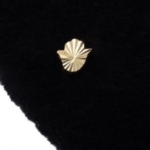 Bijuterii aur galben 14 K cercei mici colectie noua model PALMA FATIMEI - Img 3