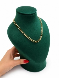 Bijuterii aur galben 14 K lanturi colectie noua 55 cm - Img 4