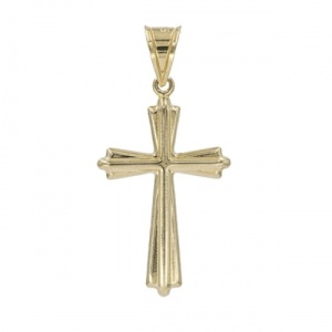 Bijuterii aur galben 14 K pandantiv colectie noua model CRUCE