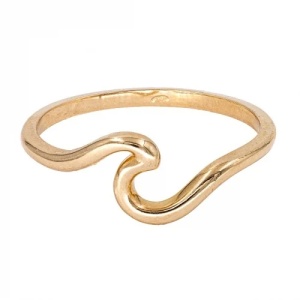 Bijuterii aur roz 14 K inel colectie noua model ABSTRACT - Img 2