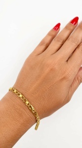 Bratara aur galben 14 K colectie ITALIA model INFINITY