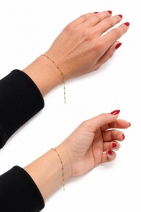 Bratara aur galben 14 K colectie ITALIA model ORANGE - Img 2