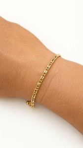 Bratara aur galben 14 K colectie ITALIA