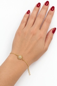 Bratara aur galben 14 K colectie noua model SOARE
