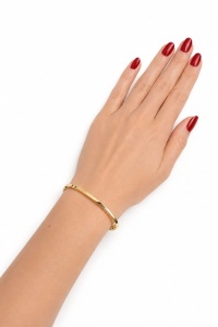 Bratara fixa aur galben 14 K colectie ITALIA model RASUCIT - Img 2