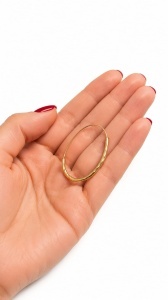 Cercei aur galben 14 K colectie ITALIA model CREOLI