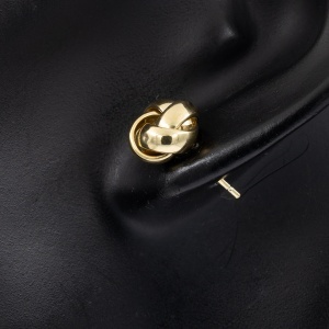 Cercei din aur 14 K colectie noua ITALIA model TURBAN - Img 3