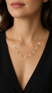 Colier aur galben 14 K colectie ITALIA model BANUT