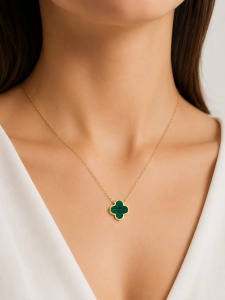 Colier aur galben 14 K colectie ITALIA model FLOARE