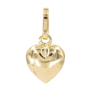 Pandantiv din aur galben 14 K colectie ITALIA model INIMA