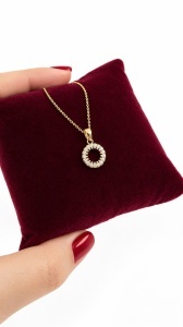 Set aur galben 14 K colectie noua ITALIA model ROTUND - Img 6