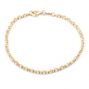 Bijuterii aur galben 14 K bratara colectie noua ITALIA model BILUTE SI CUB
