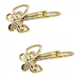 Bijuterii aur galben 14 K cercei colectie noua model FLUTURAS