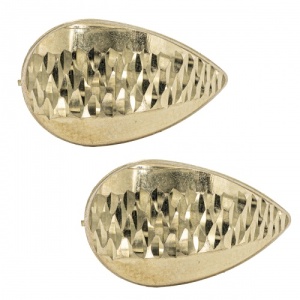 Bijuterii aur galben 14 K cercei colectie noua model LACRIMA