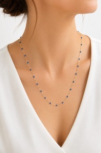 Bijuterii aur galben 14 K Colier colectie noua ITALIA model BLUE