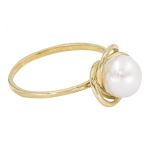 Bijuterii aur galben 14 K inel colectie noua ITALIA model TURBAN - Img 2