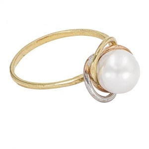 Bijuterii aur galben 14 K inel colectie noua ITALIA model TURBAN - Img 4
