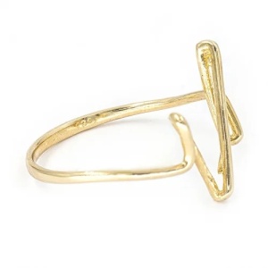 Bijuterii aur galben 14 K inel colectie noua model PULS - Img 4