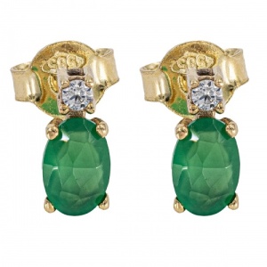 Bijuterii aur galben 14 K Set colectie noua ITALIA model OVAL - Img 2