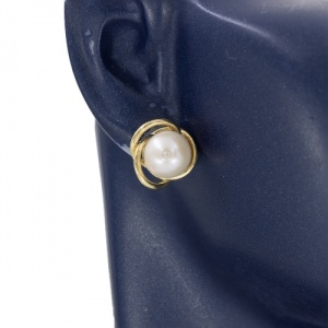 Bijuterii aur galben 14 K Set colectie noua ITALIA model TURBAN - Img 4