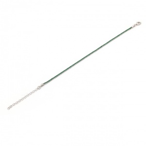 Bratara argint 925 model TENIS GREEN - Img 2