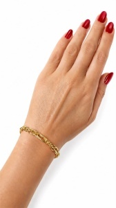 Bratara aur galben 14 K colectie ITALIA model ZALUTE - Img 2