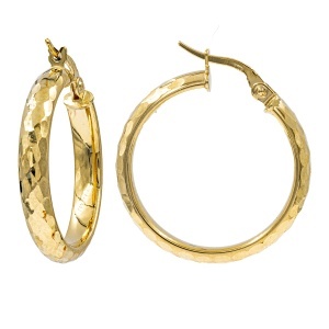 Cercei aur galben 14 K colectie ITALIA model CREOLI - FATETATI - Img 2