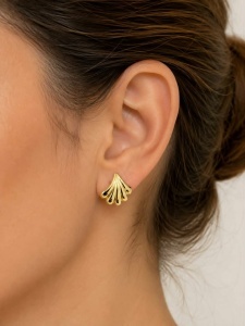 Cercei aur galben 14 K colectie ITALIA model EVANTAI