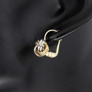 Cercei din aur 14 K colectie noua ITALIA model TURBAN - Img 3