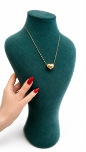 Colier aur galben 14 K colectie ITALIA model INIMA - Img 2