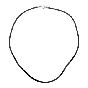 Colier din silicon cu argint 925
