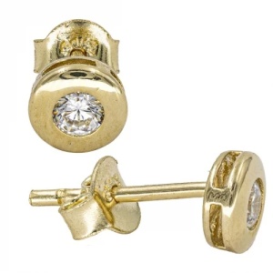 Bijuterii aur galben 14 K cercei colectie noua model ASPIRINA - Img 3