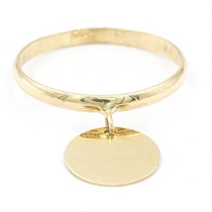 Bijuterii aur galben 14 K inel colectie noua model CHARM - BANUT R 9 - Img 2