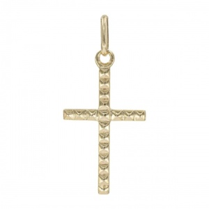 Bijuterii aur galben 14 K pandantiv colectie noua ITALIA model CRUCE