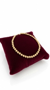 Bratara aur galben 14 K colectie ITALIA model BILUTE - Img 6