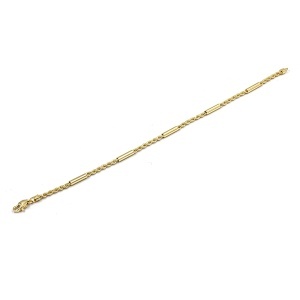 Bratara aur galben 14 K colectie ITALIA model FRANGHIUTA - Img 2