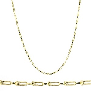 Bratara aur galben 14 K colectie ITALIA model GEOMETRIC