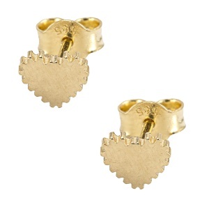 Cercei aur galben 14 K model INIMA