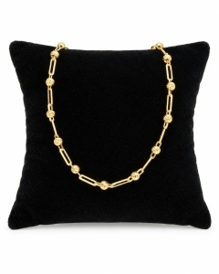 Colier aur galben 14 K colectie ITALIA model BILUTE - Img 2