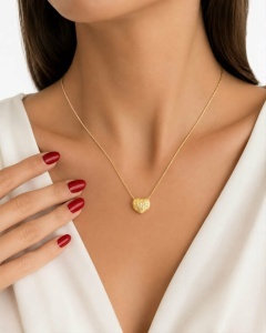 Colier aur galben 14 K colectie ITALIA model INIMA - FATETATA