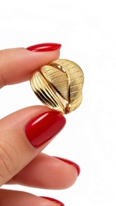 Inel aur galben 14 K colectie noua model FANTEZIE - Img 2