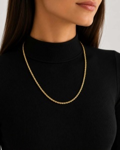 Lant aur galben 14 K colectie ITALIA model FRANGHIUTA L40